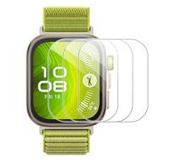 FDHYFGDY 3 pezzi Pellicola Protettiva per Huawei Watch Fit 4 Pro, Vetro Temperato HD [resistente ai graffi + copertura completa], compatibile con Huawei Watch Fit 4 Pro Anti-bolla