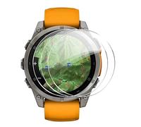 FDHYFGDY 3 pezzi pellicole protettive per Garmin Fenix 8 47mm Vetro temperato, pellicola protettiva durezza 9H, [no bolle] [antigraffio]