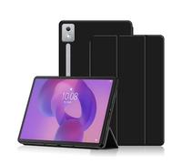 FDHYFGDY Cover per Lenovo Idea Tab Pro 12,7" Custodia Protettiva, Nuova Custodia in Pelle PU Custodia Protettiva Tripla con Funzione Auto Sleep/Wake - Nero
