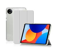 FDHYFGDY Custodia per Redmi Pad SE 8,7" 4G Cover, nuova custodia in pelle PU + TPU, custodia protettiva tripla pieghevole con funzione di spegnimento/riattivazione automatica - Grigio