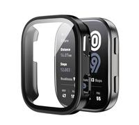 FDHYFGDY Custodie per Amazfit Bip 6 Cover, Custodia Protettiva con Pellicola Protettiva per lo Schermo, Rigida Antigraffio Ultra Sottile, Cover per Amazfit Bip 6 46mm-nero