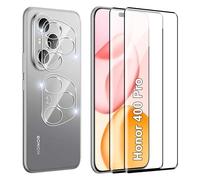 FDHYFGDY Pellicola Protettiva per Honor 400 Pro Vetro Temperato,【2+2】 protezione fotocamera e pellicola protettiva vetro,Protezione Schermo Anti Graffio, Durezza 9H Pellicola Schermo