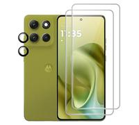 FDHYFGDY Pellicola Protettiva per Motorola Moto G86/G86 Power,【 2 +2】 protezione fotocamera e Pellicola Schermo vetro, Durezza 9H, Protezione Schermo Anti Graffio per Moto G86/G86 Power
