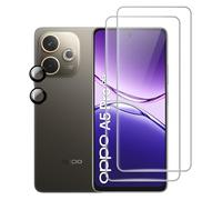 FDHYFGDY Pellicola Protettiva per OPPO A5 Pro 4G/5G,【 2 +2】 protezione fotocamera e pellicola protettiva vetro, Protezione Schermo Anti Graffio, Durezza 9H, Pellicola Schermo per OPPO A5 Pro