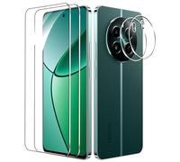 FDHYFGDY Pellicola Protettiva per Realme 12+ 5G / Realme 12 4G/ Realme 13 4G Vetro Temperato, 2 pezzi Pellicola Vetro Temperato + 2 pezzi protezione per fotocamera,HD Vetro protettivo con durezza 9H