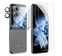 FDHYFGDY Pellicola protettiva per Xiaomi Mix Flip, 2 pezzi TPU morbido, 2 pellicole per fotocamera, antigraffio HD