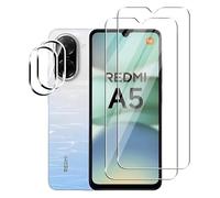 FDHYFGDY Pellicola Protettiva per Xiaomi Redmi A5 4G/POCO C71 4G, 2 Pezzi Vetro Temperato Pellicola, 2x Película protectora de lente, Protezione Schermo Anti Graffio, Durezza 9H Pellicola Protettiva