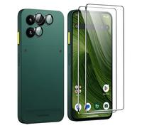 FDHYFGDY Vetro Temperato per Fairphone 6,【2+2】 Protezione Fotocamera e Pellicola Protettiva Vetro, Protezione Schermo Anti Graffio, Durezza 9H, Pellicola Schermo per Fairphone 6