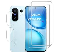 FDHYFGDY Vetro Temperato per Vivo X200 FE,【2+2】 Protezione Fotocamera e Pellicola Protettiva Vetro, Protezione Schermo Anti Graffio, Durezza 9H, Pellicola Schermo per Vivo X200 FE