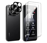 FDHYFGDY Vetro Temperato per Xiaomi 15T/Xiaomi 15T Pro,【2+2】 Protezione Fotocamera e Pellicola Protettiva Vetro, Protezione Schermo Anti Graffio, Durezza 9H,Anti-bolla