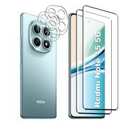 FDHYFGDY Vetro Temperato per Xiaomi Redmi Note 15 5G,【2+2】 Protezione Fotocamera e Pellicola Protettiva Vetro, Protezione Schermo Anti Graffio, Durezza 9H, Pellicola Schermo per Redmi Note 15