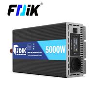 FDIK inverter 12V 220V inverter a onda sinusoidale pura 24V 5000W con display a colori convertitore di energia solare per camper e campeggio