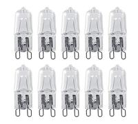 Fdit 10 pezzi 120 V 40 W G9 Bi-Pin Lampadina alogena Lampadina alogena Lampadina a sospensione Lampadine in vetro trasparente per lampadari Lampadari Lampade a sospensione Luci paesaggistiche Lampade