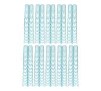 Fdit 10 Pezzi di Pettinatura di Pettine, 30 Anelli Document Binding Combs per A4 B5 A5 Paper Teacher Student Office Uso (verde chiaro)