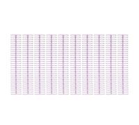 Fdit 10 Pezzi di Pettinatura di Pettine, 30 Anelli Document Binding Combs per A4 B5 A5 Paper Teacher Student Office Uso (PURPLE)