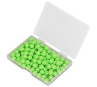 Fdit 100 Puntine per Mappa, Puntine Decorative in Plastica in Acciaio con Custodia Trasparente, per Bacheche, Bacheche in Sughero, Mappe (GREEN)