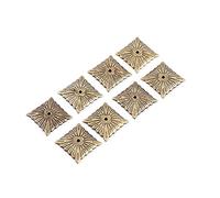 Fdit 100 pz Vintage Tappezzeria Chiodi Bronzo Metallo Etichette Mobili Divano Scarpa Porta Decorativa Borchie Tack(8#)