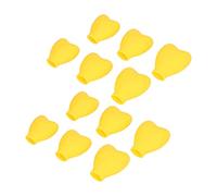 Fdit 12 Pezzi Proteggi Pennelli per Trucco in Silicone Copri Pennelli Cosmetici Elastici Flessibili Protezioni per con Design a Forma di Cuore per gli Amanti del Trucco da