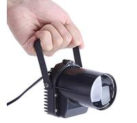 Fdit 12W Faretti a LED a Fascio di Luce per Esterni Flag Flag Bianco Puro Super Luminoso Specchio Faretto a Sfera Angolo a Fascio Stretto LED Rotondo Faretto Mini Stage Lights Spotlight