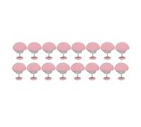 Fdit 16 Set Fermapiumini Spilli Piumino Fermagli per Piumone Sblocco con Un Pulsante Design a Fungo Tessuto Morbido Elementi di Fissaggio Antiscivolo per Trapunta Coperta Cuscino (Pink)
