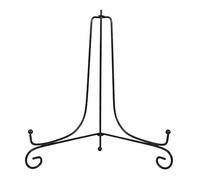 Fdit 1pc 4 "- 12" espositore Classico con cavalletto in Ferro con Scodella per Brina Leggera, Cornice per Foto, Libro Artwor, Nero, Decorazione Domestica(10 inch)
