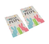 Fdit 2 Bandiere da Giardino a Forma di Coniglio Resistenti Alle Intemperie per Decorazioni Stagionali, Idea Ideale (HYQ71-6)