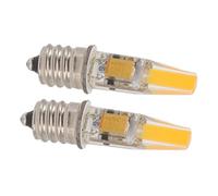 Fdit 2 Pezzi 2 W E12 LED Lampadina a Risparmio Energetico Candelabri Lampadina a Luce Calda Lampadina Sostitutiva per Hall Bar Luce a Bassa Tensione