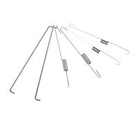 Fdit 2 Set Asta di Collegamento Alta stabilità del regolatore di Controllo della velocità della Molla di Ritorno dell'acceleratore in Metallo per Motori GX140 GX160 GX200 5,5 CV 6,5 CV