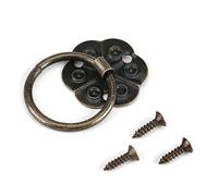 Fdit 20 pomelli per maniglie vintage in stile antico per mobili per la casa per armadietti, cassetti e ante (2 x 2 cm)