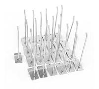 Fdit 25 pz 15 cm 6 pollici Slat Wall Panel gancio parete prodotto supporto negozio scaffale gancio multiuso imballaggio socialme-eu