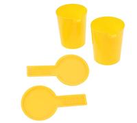 Fdit 2PCS Strumento di Apicoltura Set di Bottiglia Alimentare Api Realizzato in Plastica Premium Sicuro Inodore per Le Api con Design Facile da Utilizzo per L'alimentazione