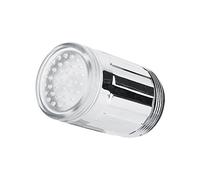 Fdit 3 Colori LED Luce Che Cambia bagliori sensore di Temperatura Doccia Flusso Acqua Rubinetto Rubinetto Cambia Colore con la Temperatura per la Cucina di casa