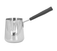 Fdit 350 Ml di Scaldabagno e Padella di Latte, in Acciaio Inossidabile per Scioglimento del caffè Al Cioccolato Al Latte Riscaldante, Versare il Design per Cottura e Cottura a Gas