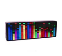 Fdit 384 LED Spectrum Rhythm Rhythm Level Schermo Light Schermo con 20 Effetti Dinamici per gli Amanti della Musica USB 5V in Uso, Ovunque, Ovunque,
