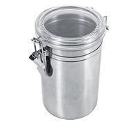 Fdit 4 Formati da Cucina in Acciaio Inox Contenitore di conservazione degli Alimenti Bottiglia di misurazione Tazza Zucchero tè caffè Fagioli Scatola Metallica Set(XL)