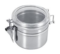 Fdit 4 formati da in acciaio inox contenitore di conservazione degli alimenti Bottiglia di misurazione tazza zucchero tè caffè fagioli scatola set(S)