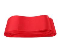 Fdit 50 Pezzi di Fiocchi di Sedia in Raso, Fasce in Tessuto a Nastro per le Cravatte per Retro per Sedia (rosso)