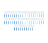 Fdit 50 Spazzole in Spugna per Bottiglie con Manico Lungo per la Pulizia Profonda di Tazze e Bottiglie, Connettore a Scatto, Design Portatile per Bambini, Materiale BPA, Adatte a Varie Tazze e Tazzine