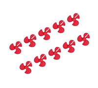 Fdit 50mm 3 Pale Eliche Sostituzione Durevole per Accessori del Modello di Auto Fai - -te per Bambini in Plastica ABS (rosso)