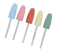 Fdit 5pcs / Set Nagel Bohrer Pezzi Lunghi Kit Manicure Manicure Accessori per la Lucidatura (171)