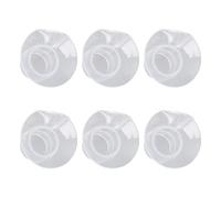 Fdit 6 Pezzi Tassi di Flangia Portatile per Spettri da 24 Mm Scudi in Silicone Liquido Materiale Indossabile e Comodo per Pompare il Go (21 mm)