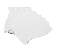 Fdit 6Pcs / Set Adesivo per Parete a Specchio Combinazione di Decorazioni domestiche per Bagno a Forma di Onde