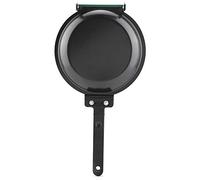 Fdit 7.5 padella in Ceramica antiaderente rotonda con Coperchio laterale doppio per Omelette e cucina
