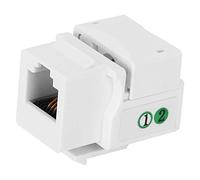 Fdit Accessori per Cablaggi del Modulo di Lingua Telefonica 5pcs per la Lingua Telefonica Singola Porta Rj11 Cat 3 con Copertura di Polvere per Tecnologia di Rete Integrata - Marcatura Rapida e
