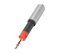 Fdit Adattatore, Adattatore in Metallo da 2,5 Mm a 3,5 Mm per Cuffie ATH-M40X M50X HD518 HD598