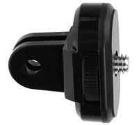 Fdit Adattatore Montato da 1/4 Pollici Adattatore Langable Quick Publication Camera - per la Telecamera D'azione, Black Portable Tripode Selfie Stick