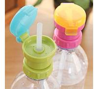 Fdit Adattatore per Beccuccio Biberon 2 Pezzi, Copertura in Silicone Antigoccia per Cannuccia per Collo Bottiglia 2,7cm, Twist on per Succo Soda Tazza (Come mostrato)