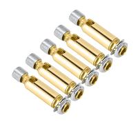 Fdit Adattatore per Lampada da Soffitto Inclinato M10 M12 Set da 5 Pezzi Adattatore per Lampada da Soffitto per Inclinato con Regolazione di 180 Gradi per Lampade a (Bronzo)