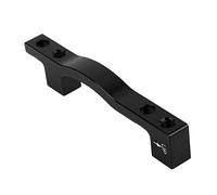 Fdit Adattatore per Pinza per Pinza per Freno in Lega in Lega di Alluminio Durevole Leggero A-F203 a Monte da 8 Pollici per la Riparazione della Bici Oro Rosso per Motociclisti (#1)