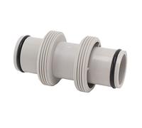 Fdit Adattatore per Tubo della Piscina, connettore filettato per Tubo da Piscina da 3,8 cm a 3,8 cm, per aspirapolvere